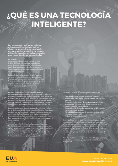¿Qué es una tecnología inteligente?